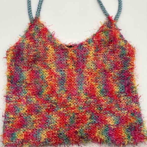 Hand Knitted Flirt Top - Picture 2 of 5